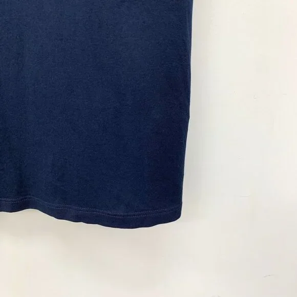CM0379 Berluti Navy Blue Pocket T-Shirt With Logo Detail Crew Neck Short Sleeves